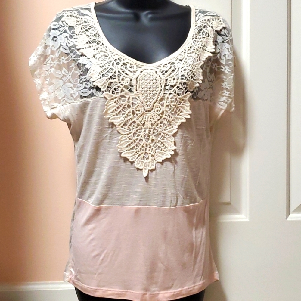Daytrip Lace Overlay Top